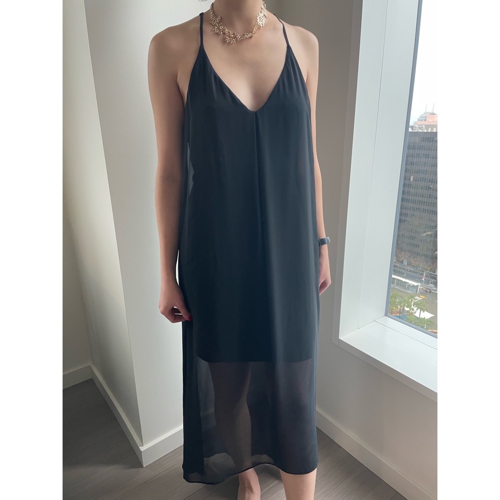 Elegant Alice + Olivia Black Maxi Dress, fits size XS/S